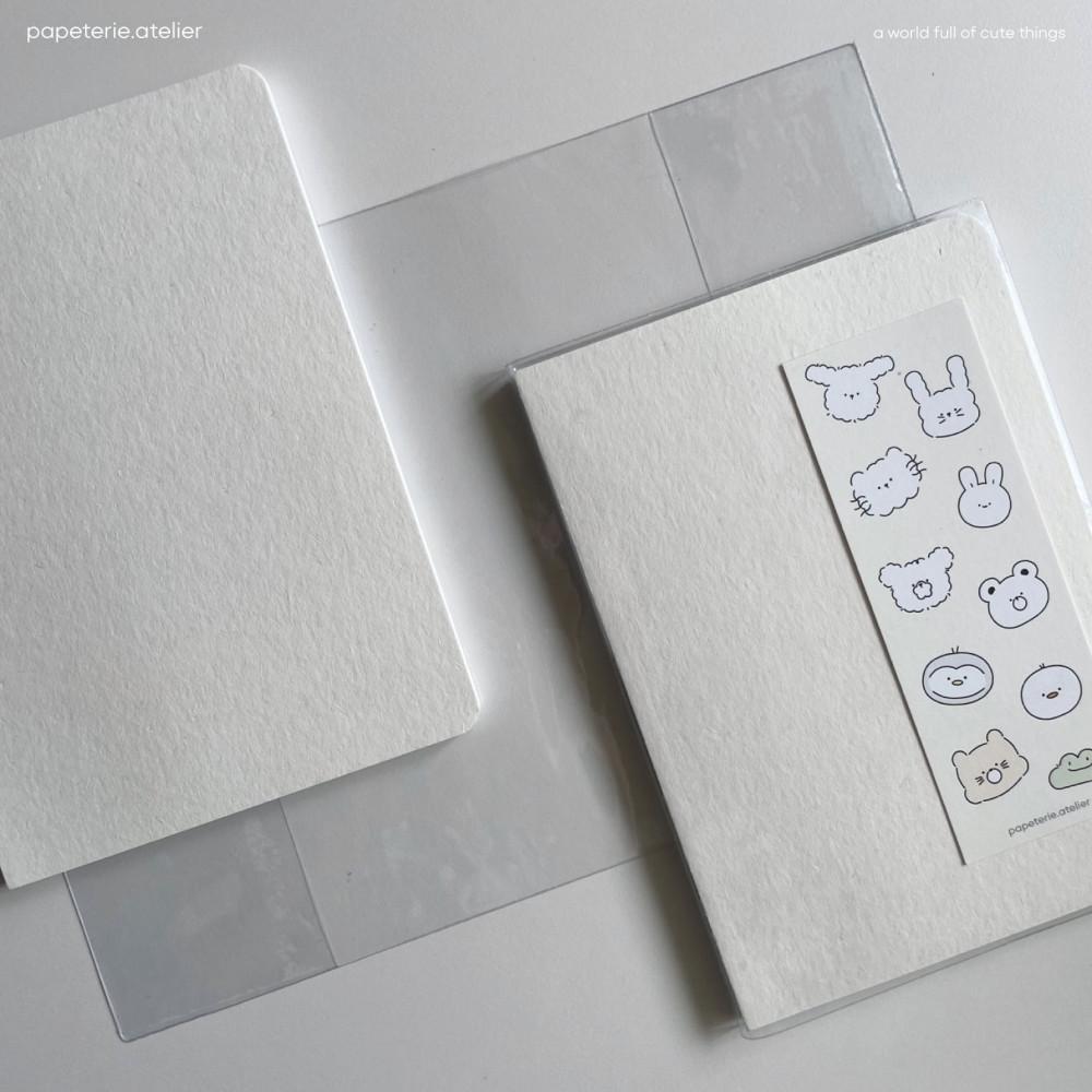 [PAPE diary 호환] pvc cover 노트 투명 보호 커버
