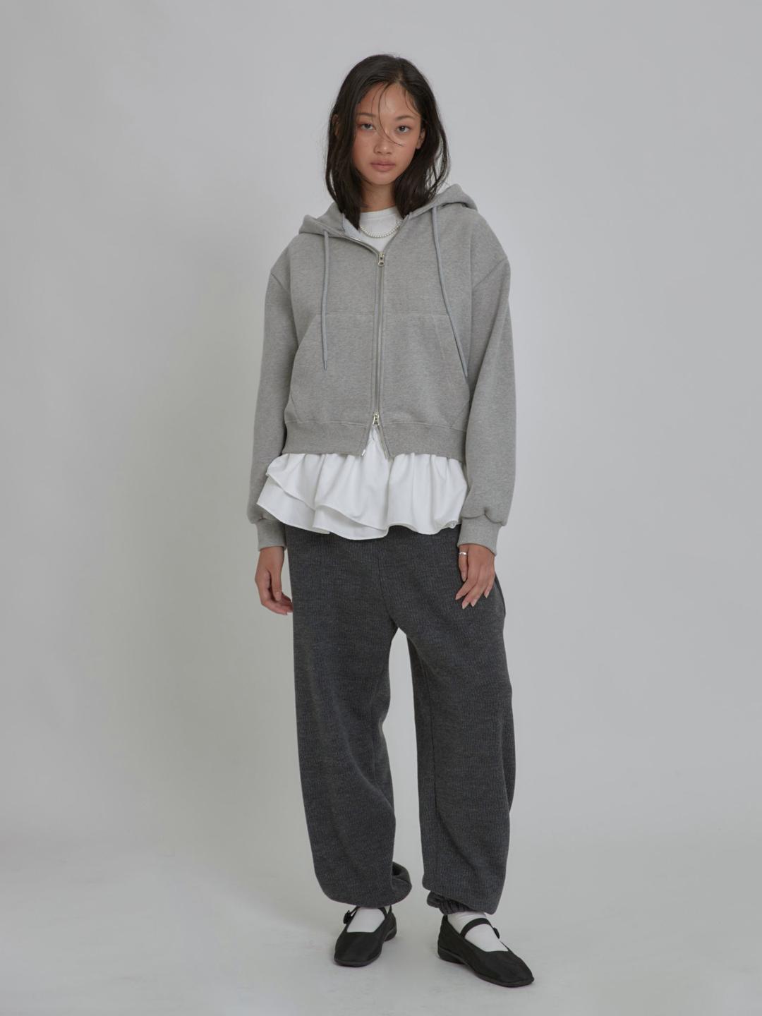 Warm Layer Knit Jogger Pants Dark Gray