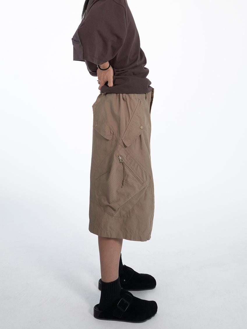 ill beads ripstop bermuda pants (3c)