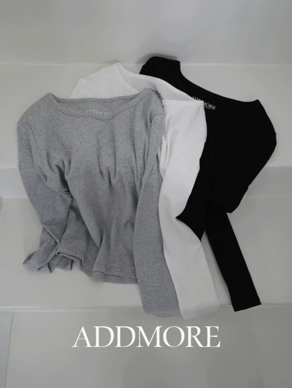 [🌿이번주만30%쿠폰][3만장돌파/이너티/기본티][IS-BASIC] mts736 이즈 베이직 슬림 긴팔 티셔츠