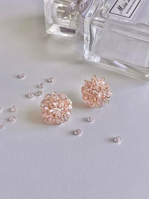 [NEW] 925은침 블루밍 귀걸이