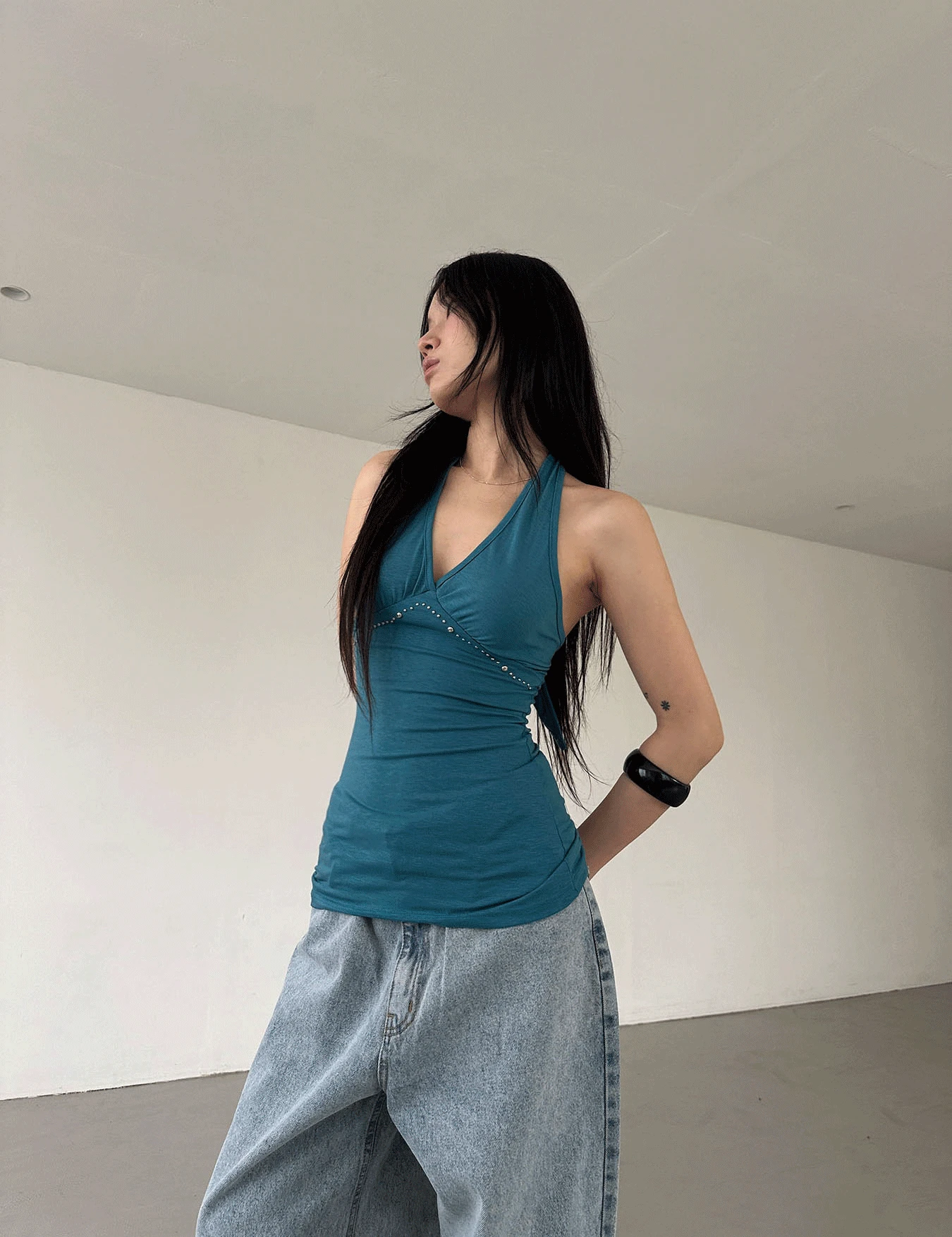 antique halter top (3color)