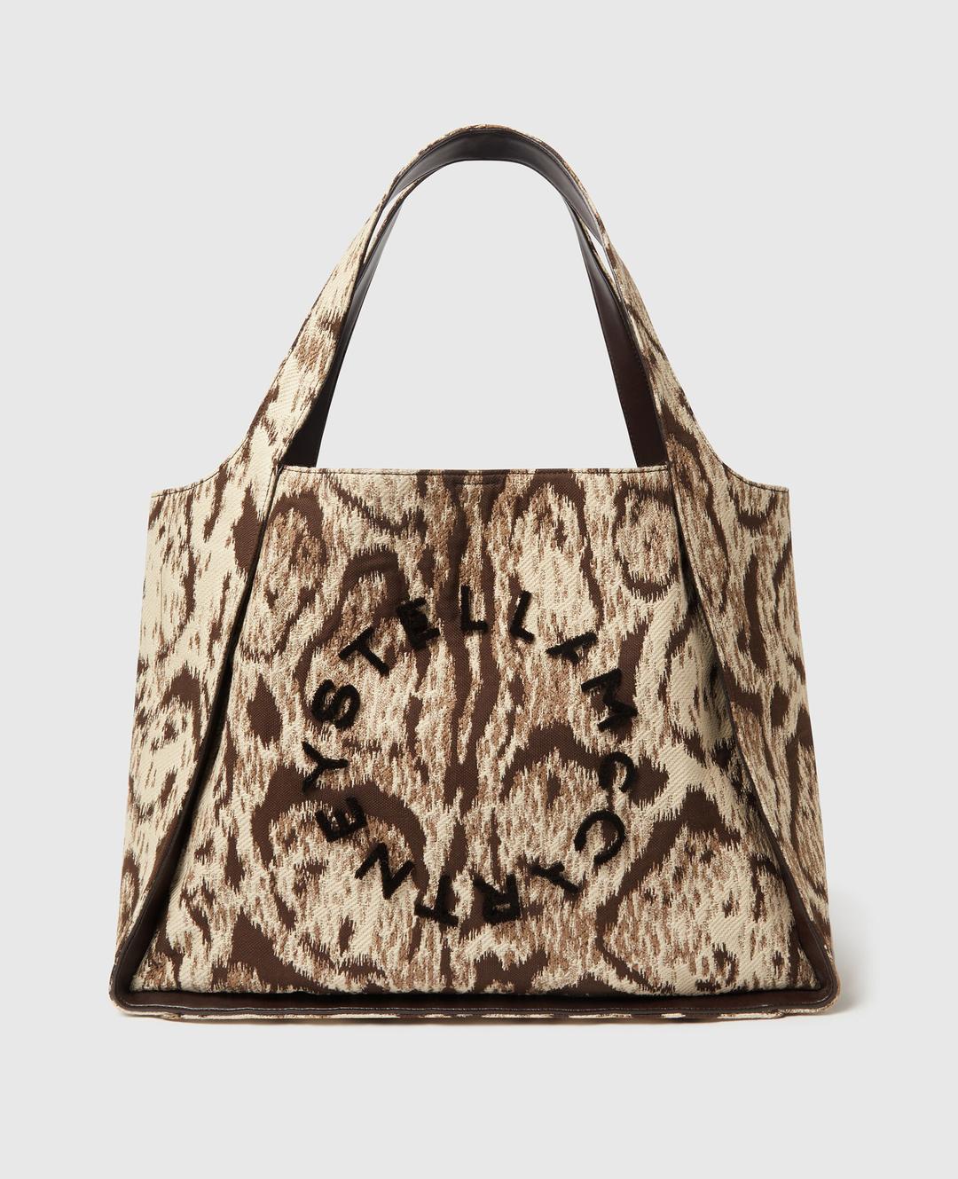 Logo Large Cloud Leopard Tote Bag