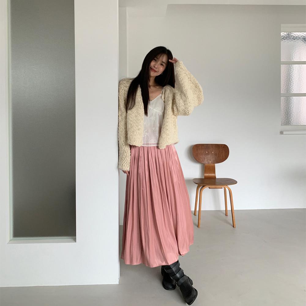 띠엘 니트 가디건 (2colors)