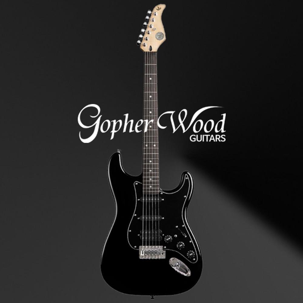 고퍼우드 일렉기타 BLACK300 블랙