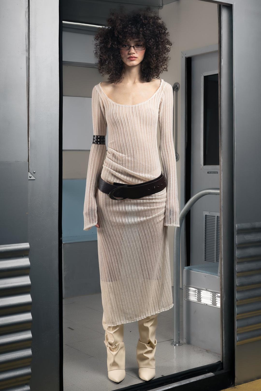 KUMO HOODED DRESS
