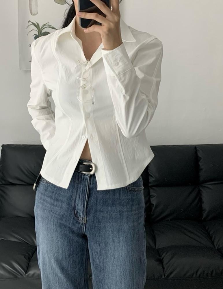 line crop shirts (2C)