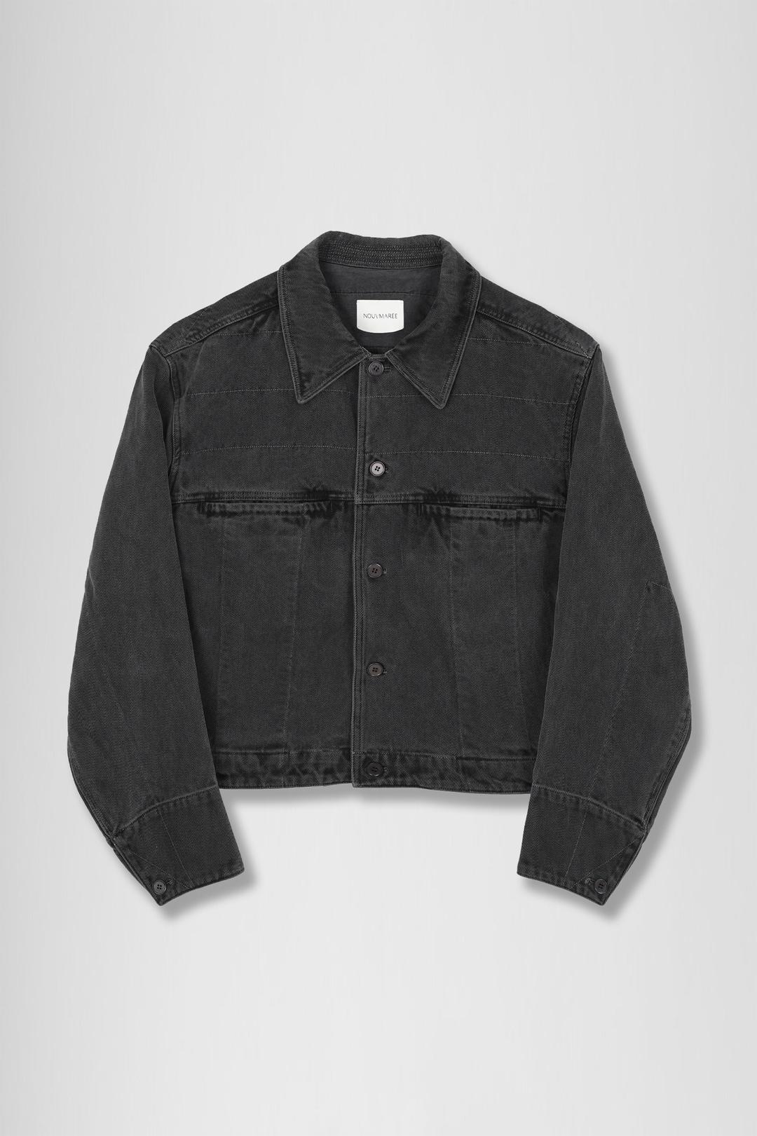 NEO COTTON GARMENT STITCHED JACKETIRON GREY