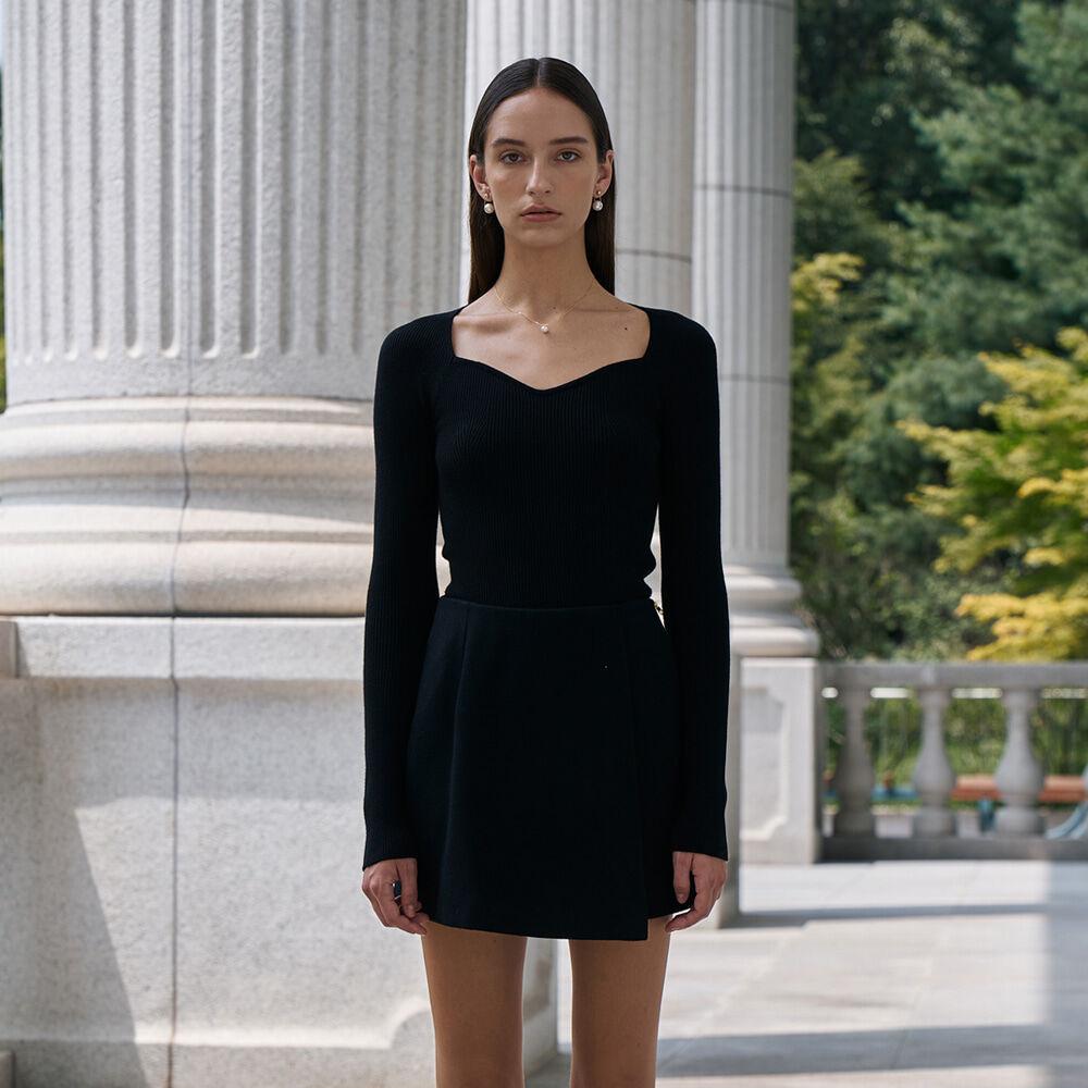 Tenno Heart neck Knit