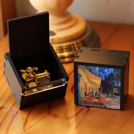 고흐 밤의 카페 테라스 오르골 명화