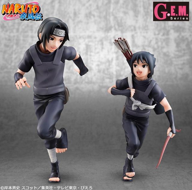 メガハウス G.E.M.シリーズ ナルト疾風伝 うちはイタチ & サスケ