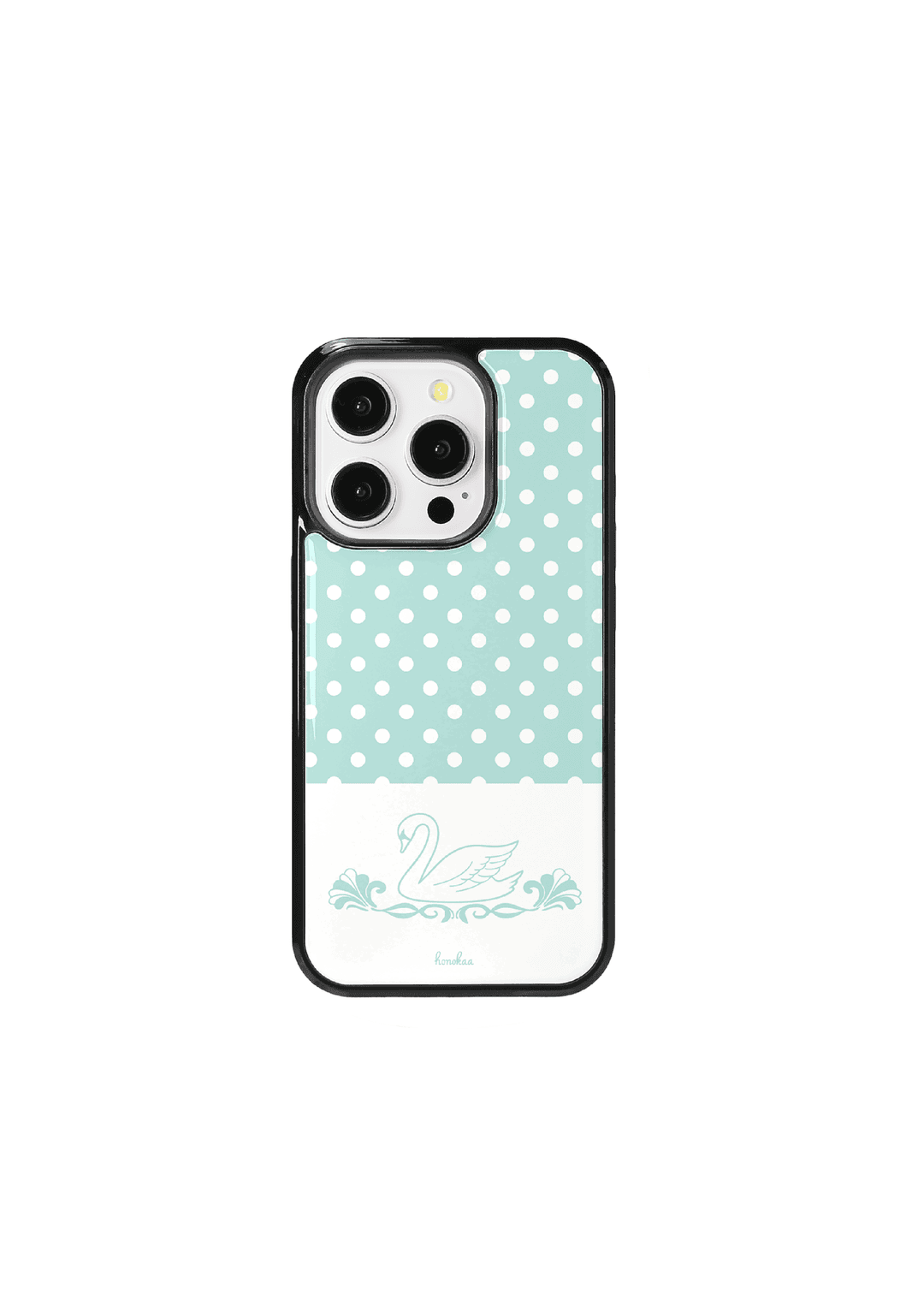SWAN dots mint (glass) CASE