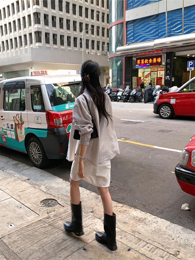 크렘므 길먼 스트라이프 셔츠
