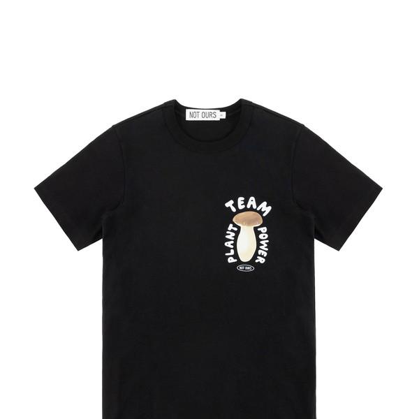 Team mushroom organic cotton t-shirt | Black
