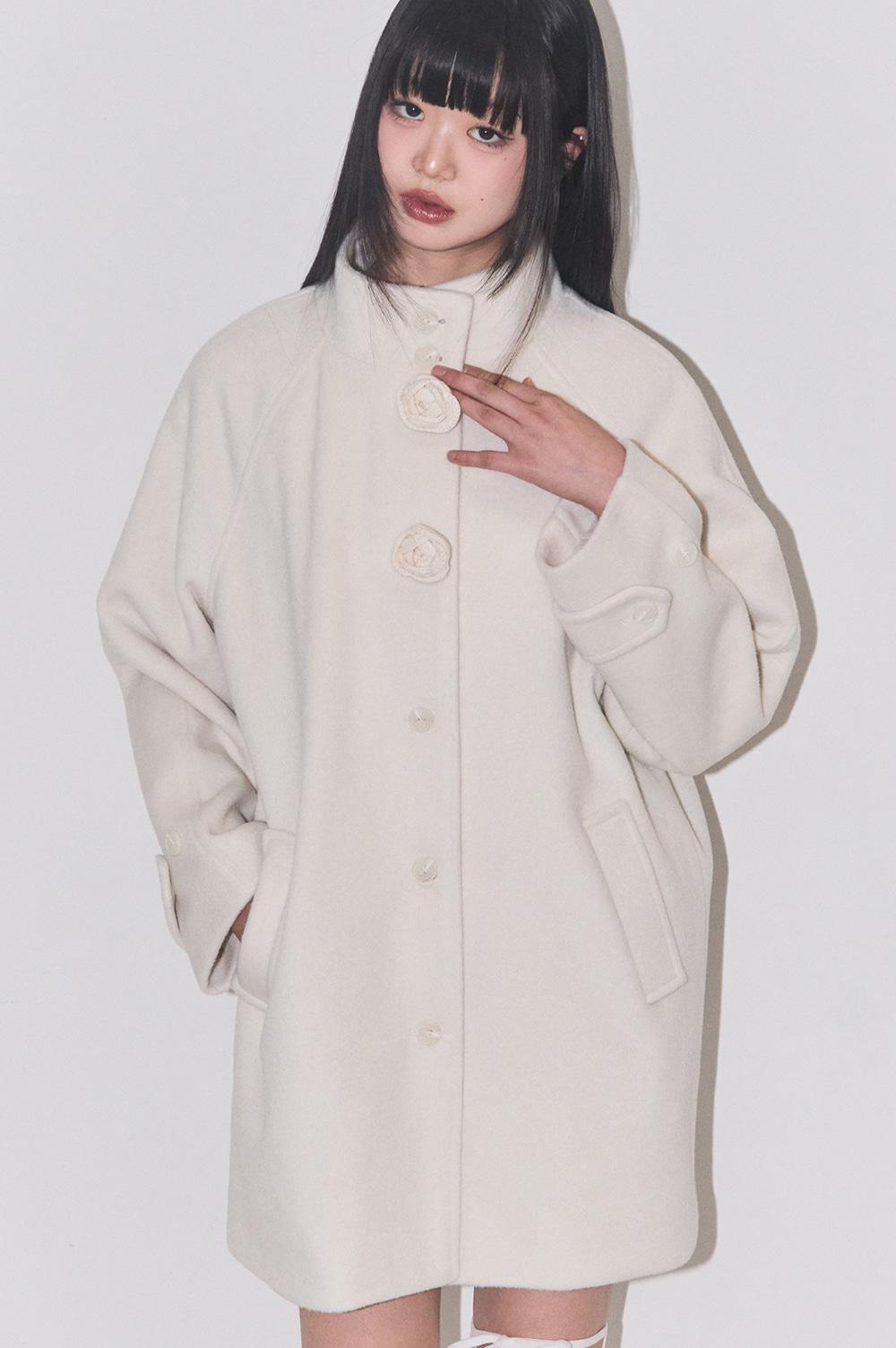 [12/09 예약발송] 플레르 하프 코트 아이보리