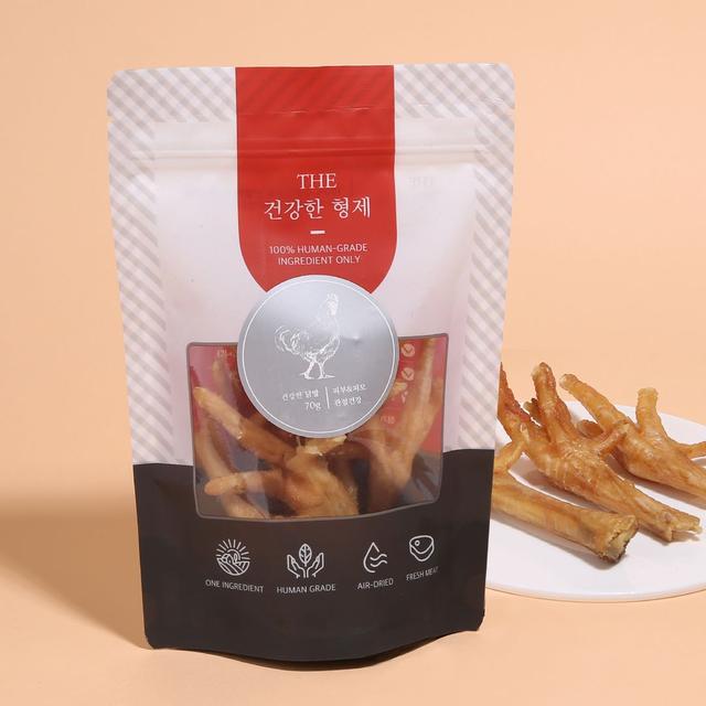 콜라겐가득 THE 건강한 형제 독 수제간식 닭발 70g