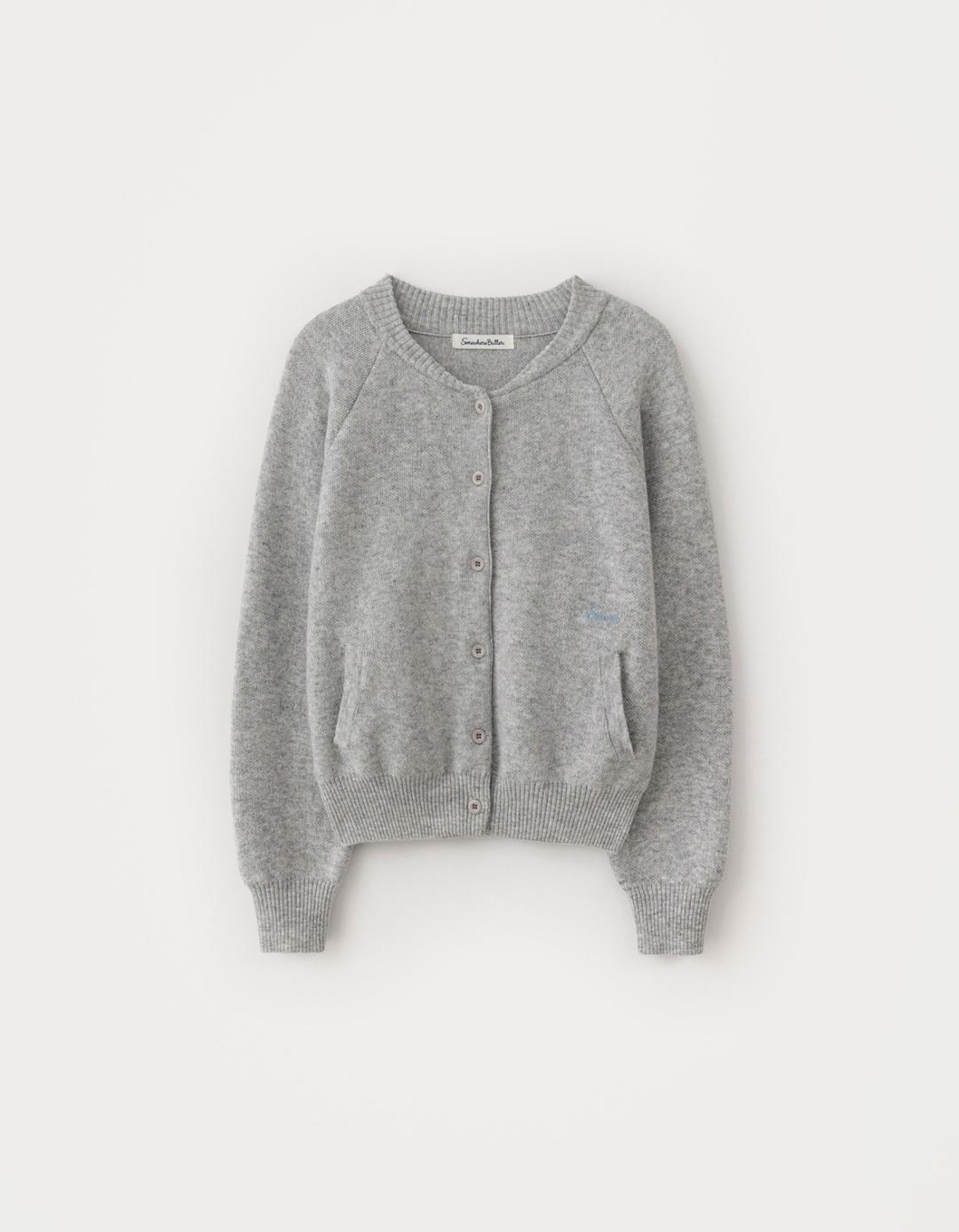 4.3 출고 Join Knit Blouson - Grey