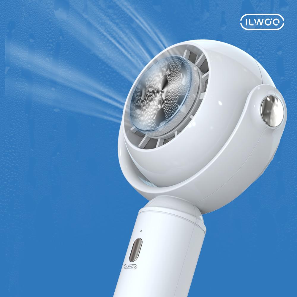 일우 휴대용 쿨링마사지 급속냉각 에어컨 휴대용 손 선풍기 IW-C500