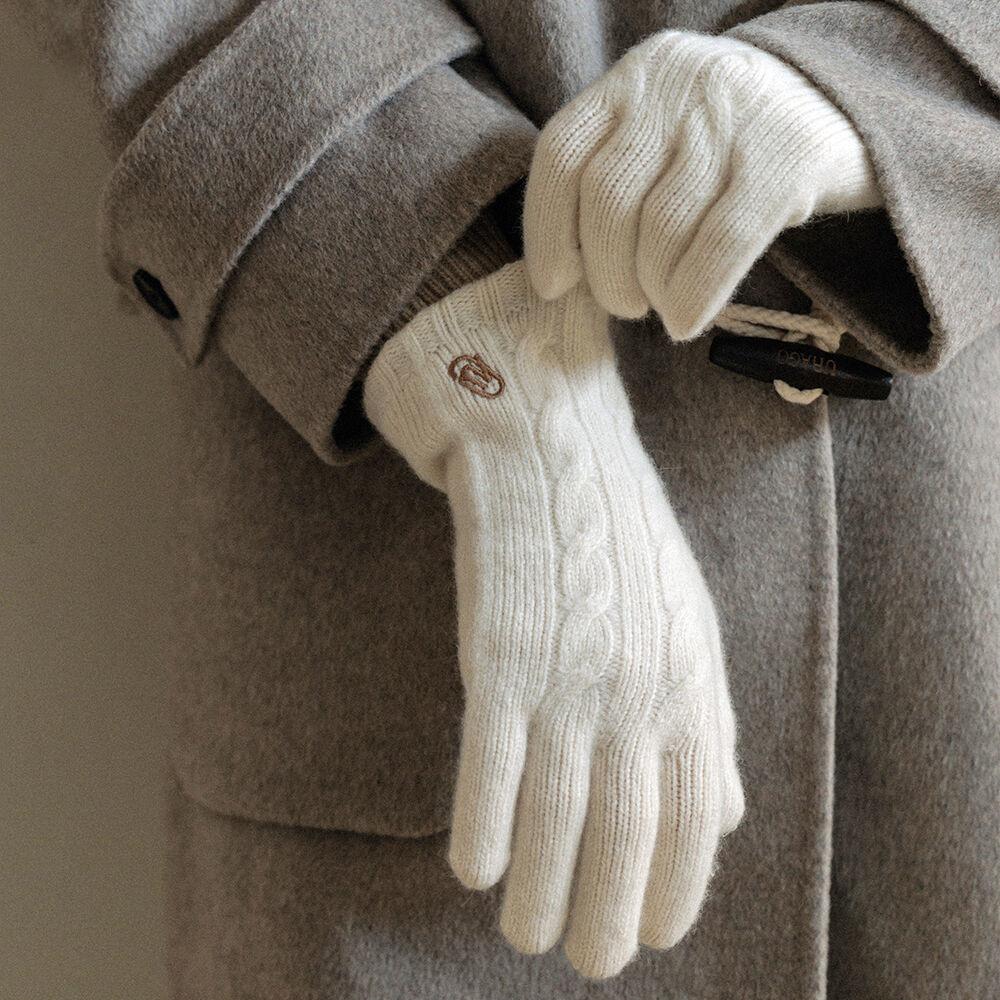 [10/26 순차발송] Snow wool cable glove