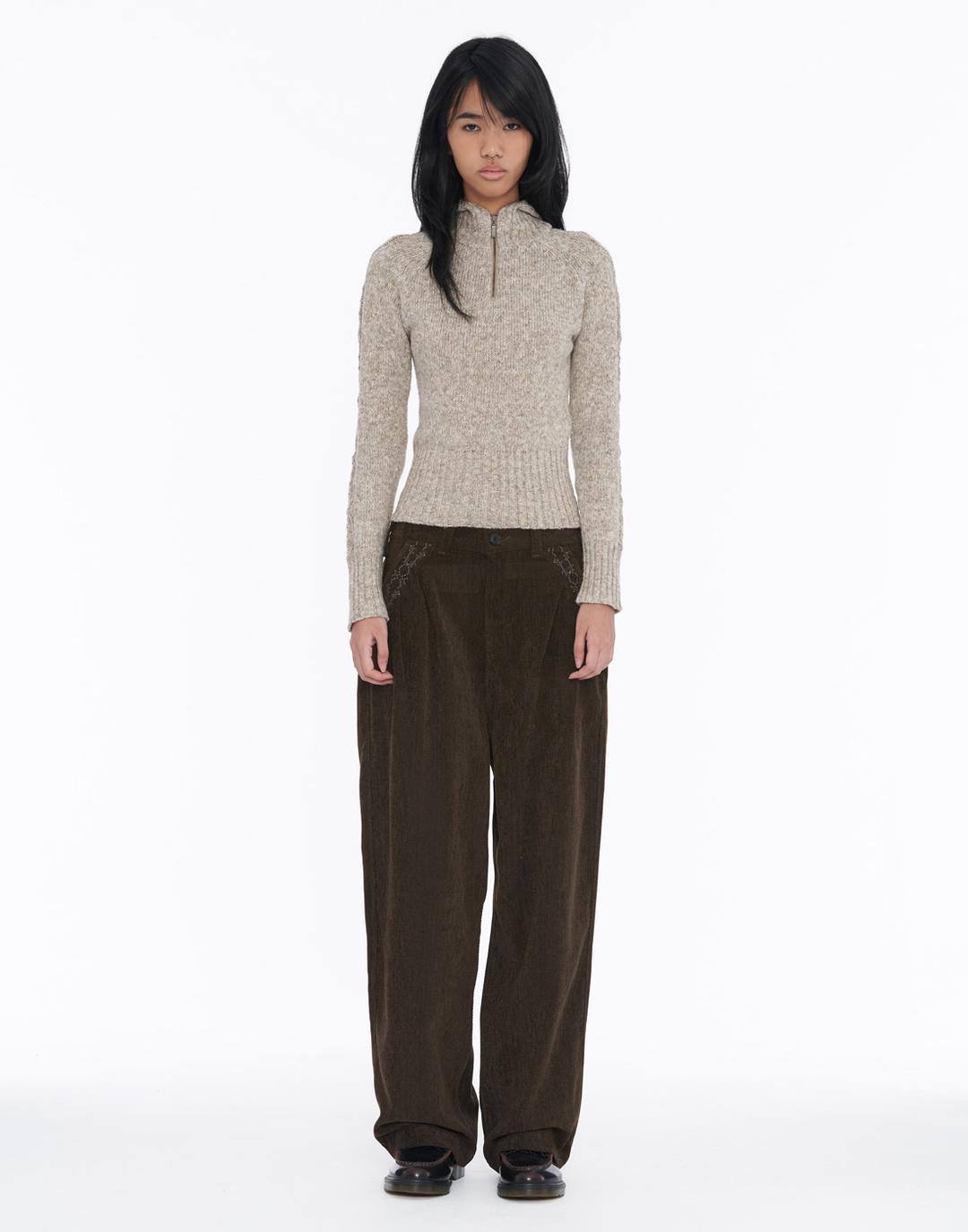 Brushed Cozy Knit (Beige)