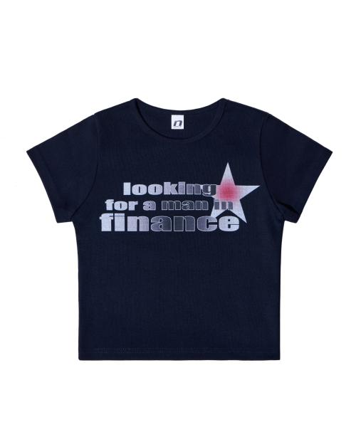LOOKING FOR A BABY TEE NAVY