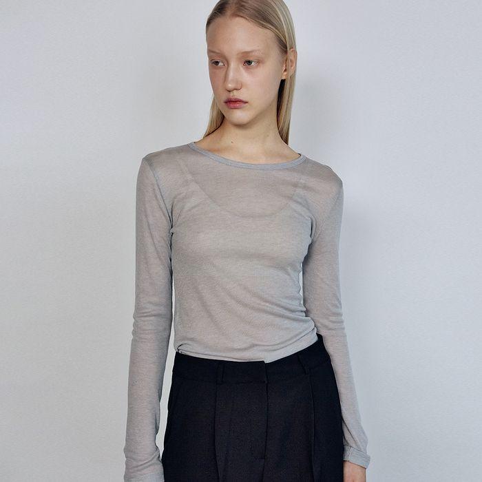 WOOL TENCEL TEE_4 COLOR