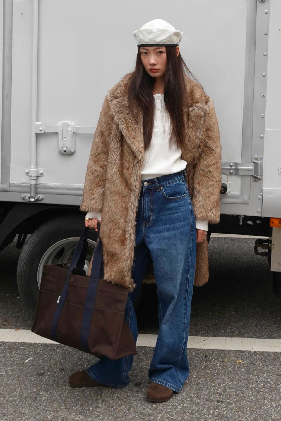 MJ UNISEX, Loose-Fit Denim Pants / Dark indigo