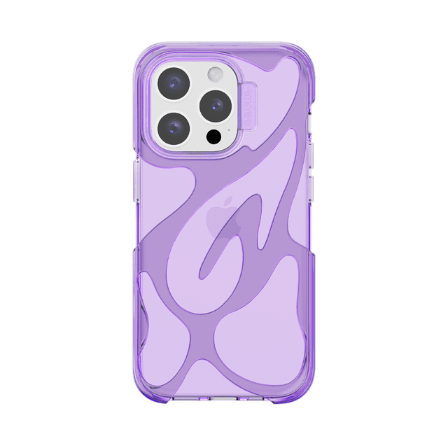 WEB LAYERS CASE - CLEAR PURPLE