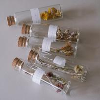 5가지 꽃차 유리병 패키지 컬렉션