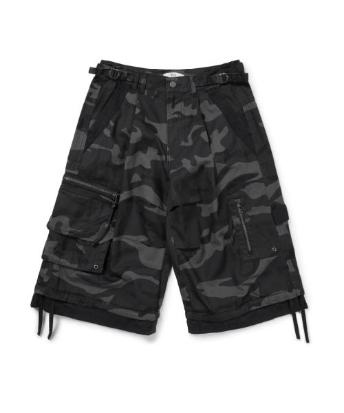 LAYERED CARGO BERMUDA SHORTS 2.0 (CAMO)