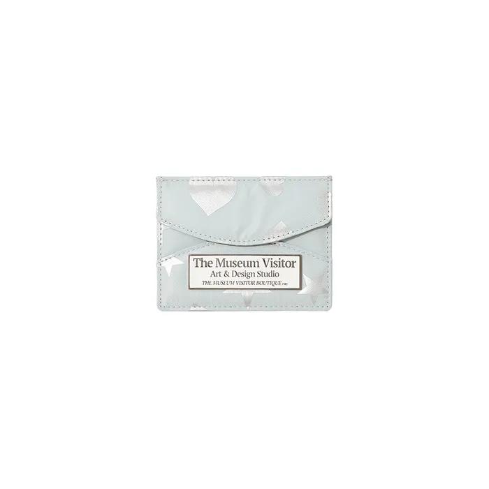 HEART STAR CRACK CARD WALLET (LIGHT GREY)