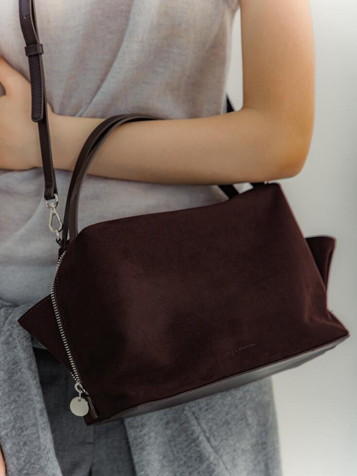 앨리스마샤 머피 Suede Burgundy