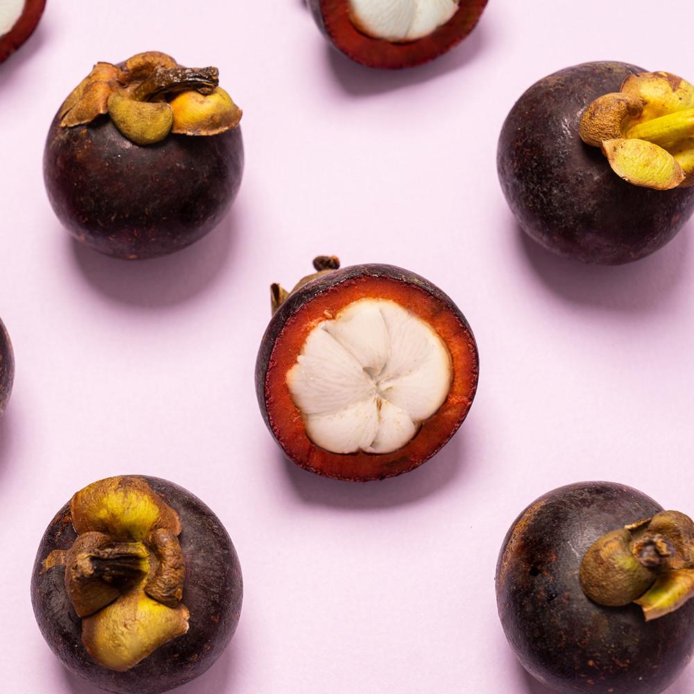 태국 항공 망고스틴 생과 열대과일 제철