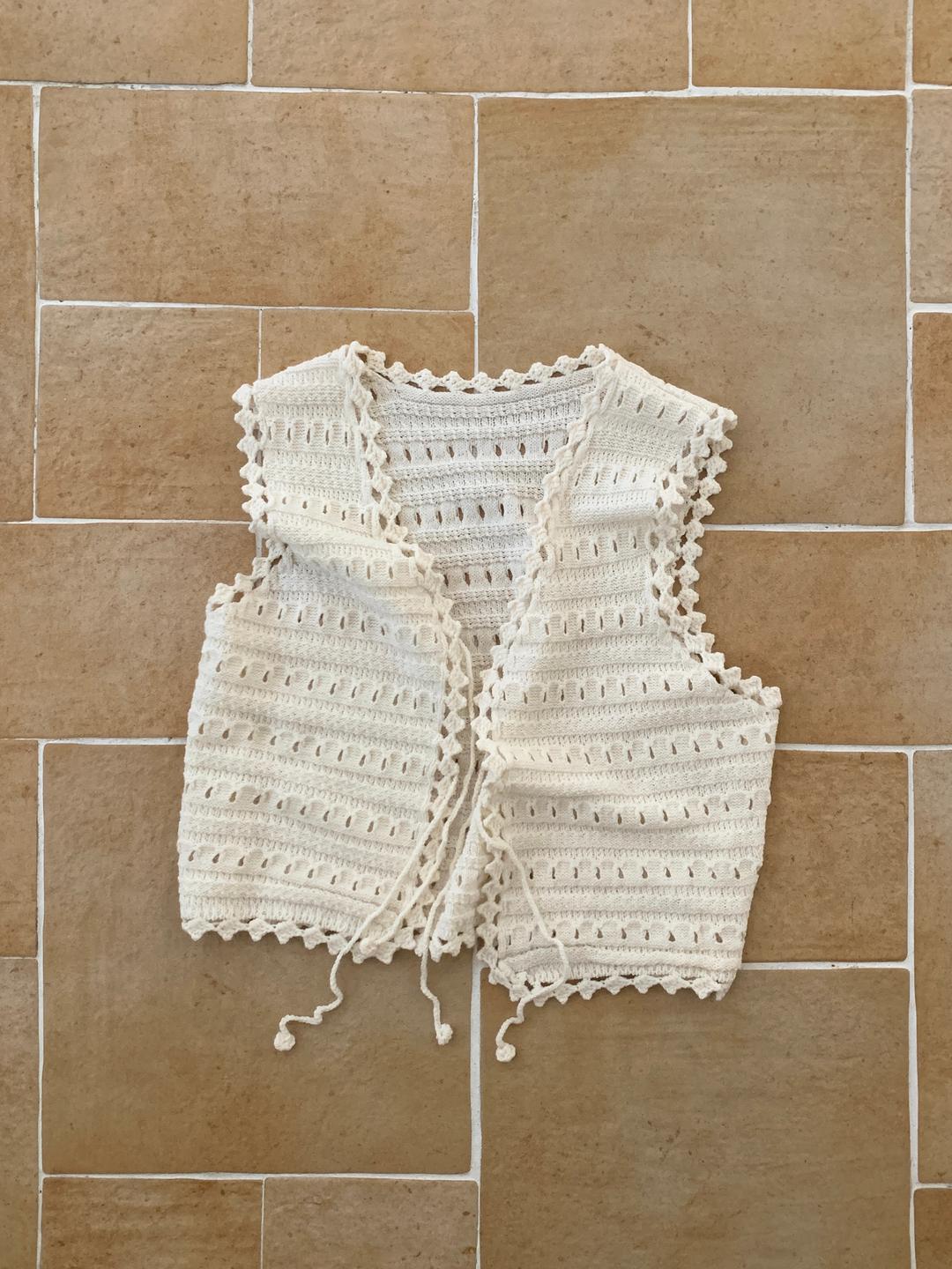 PREFRITT : Bohemian knit vest