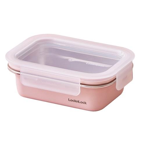 락앤락 컬러스텐코지 밀폐용기 미스티 로즈 400ml, 1개 - 밀폐용기/세트 | 쿠팡