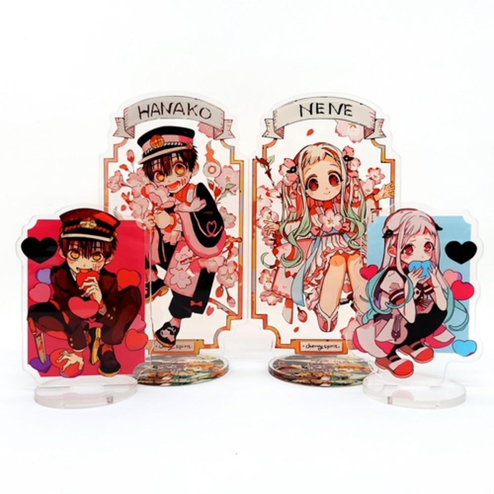 [당일배송] 지박소년 하나코군 캐릭터 일러스트 아크릴 스탠드 16종 지하군 굿즈 네네 츠카사 미나모토 코우 피규어