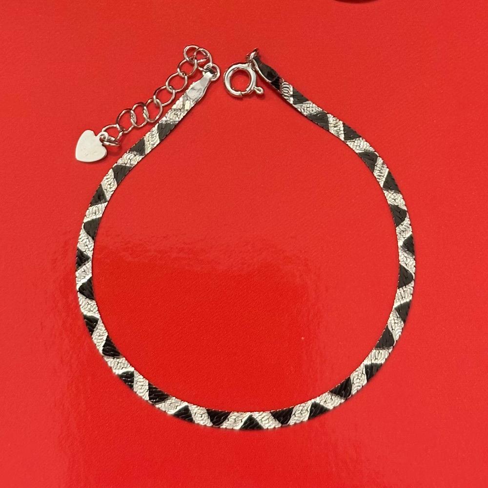 Afro pattern 925silver bracelet