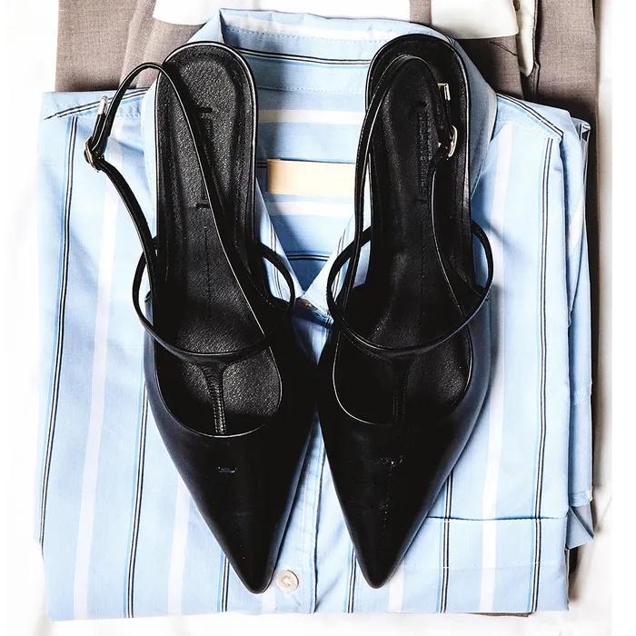 T Slingback BLACK