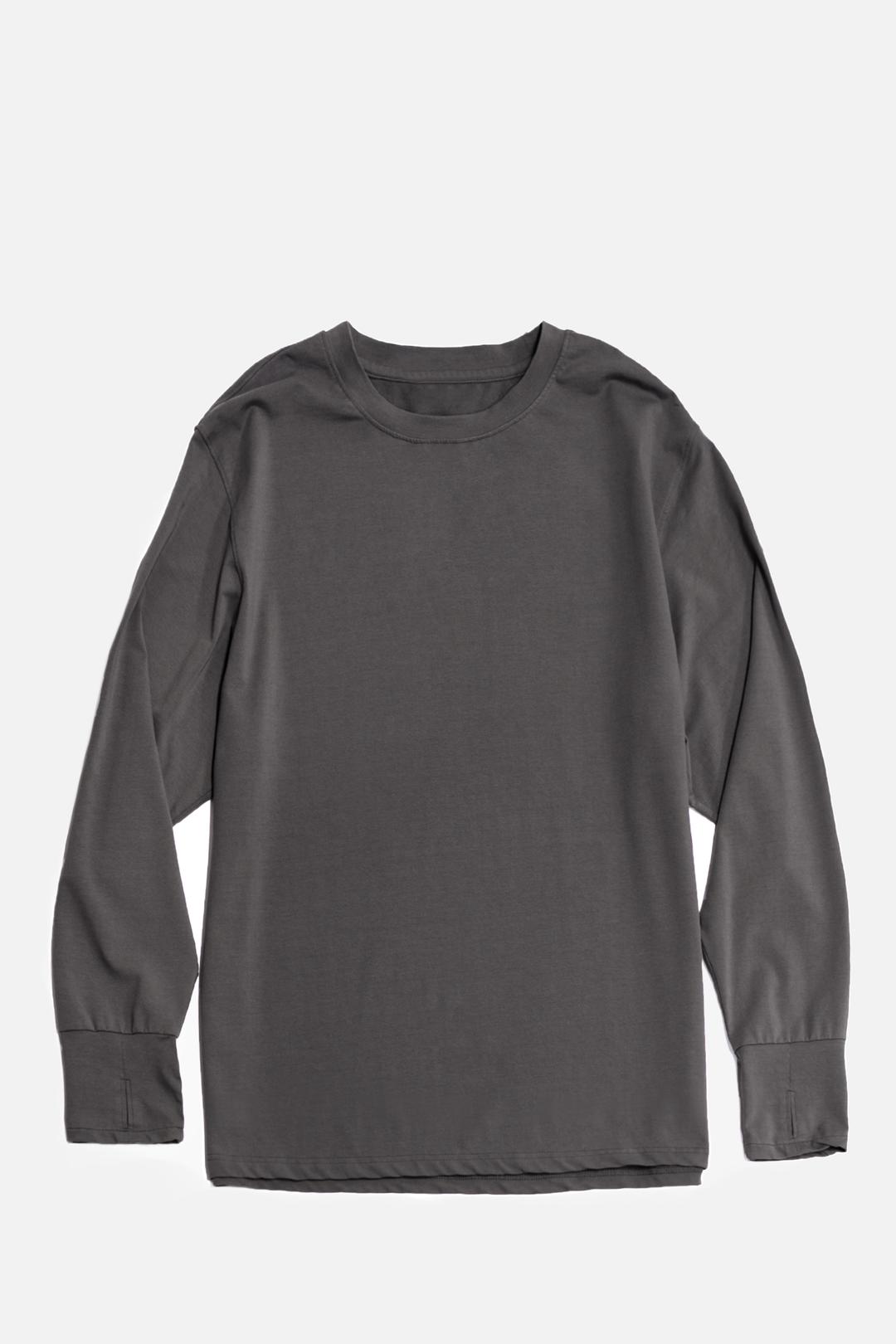 finger hole sleeve - charcoal