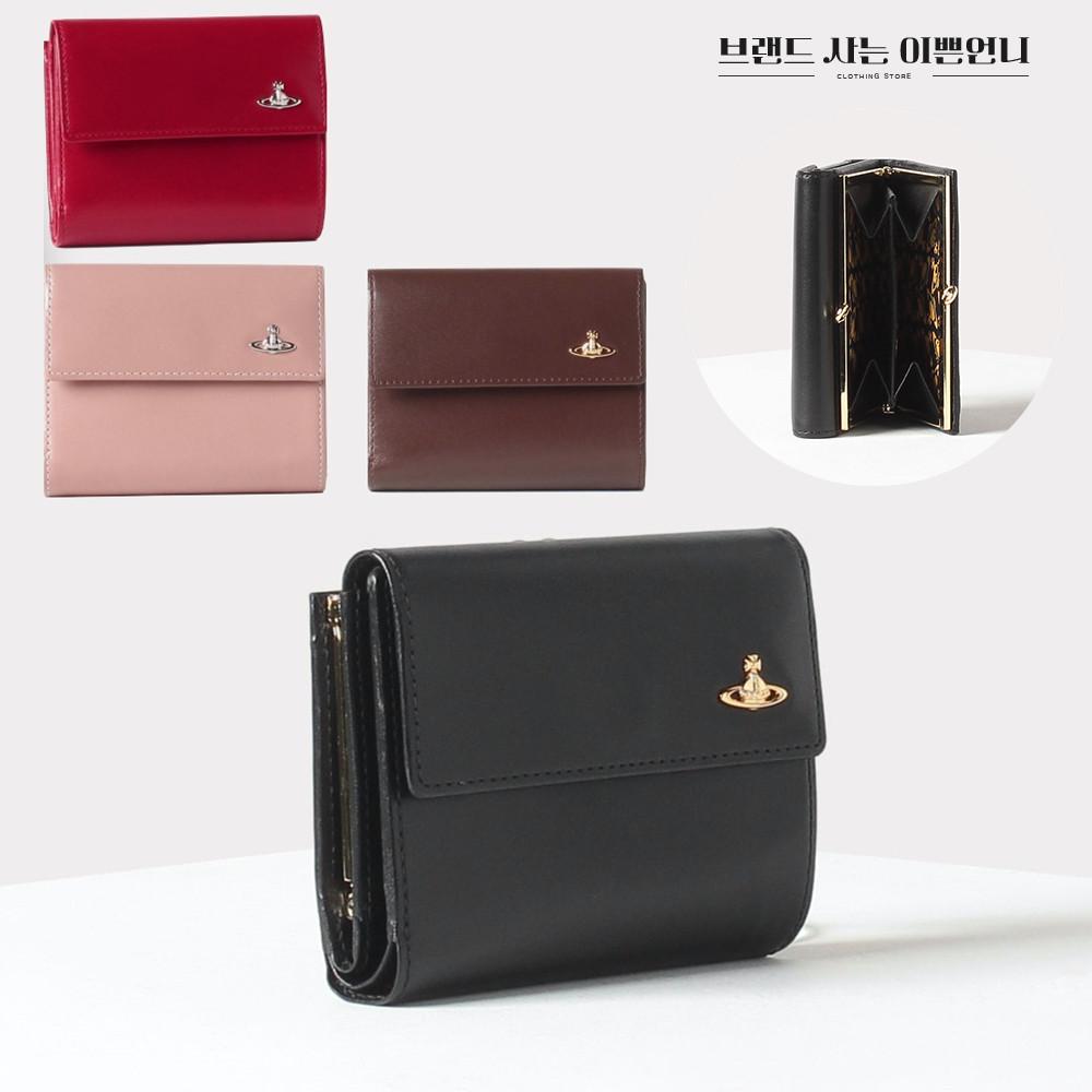 비비안웨스트우드 지갑 빈티지 WATER ORB 이중 지갑 4컬러
