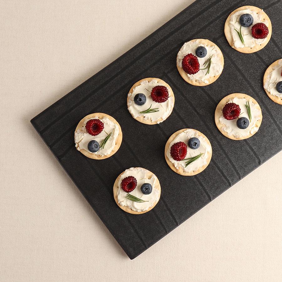 [강유단] 직사각 평접시(매트)