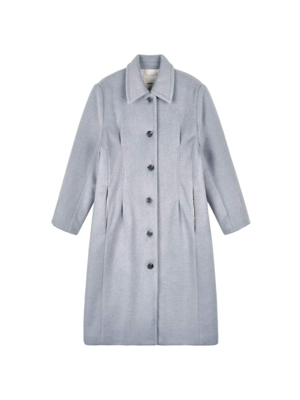 웜터치 헤어리 울 코트 - 소라