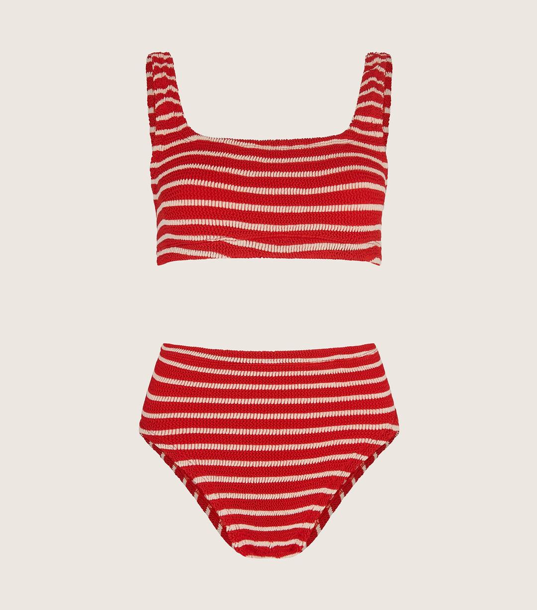 Patricia Bikini - Red/White Stripe - Red/White Stripe / One size