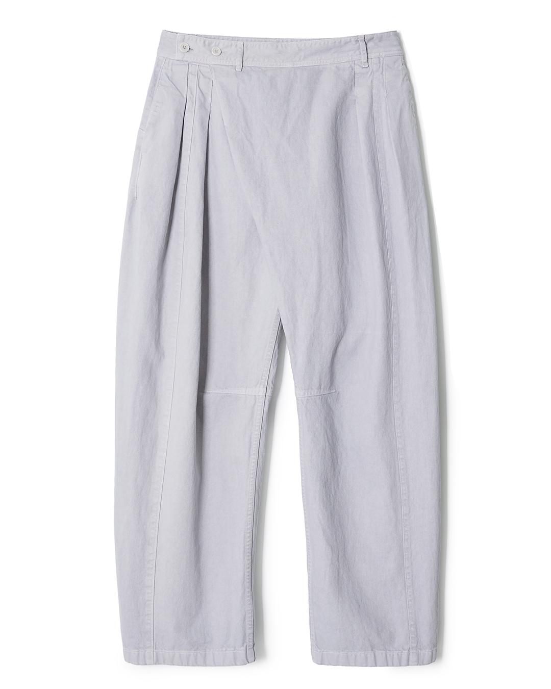 Draped Wrap Pants (Light Grey)
