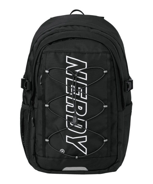 스트링 백팩 블랙