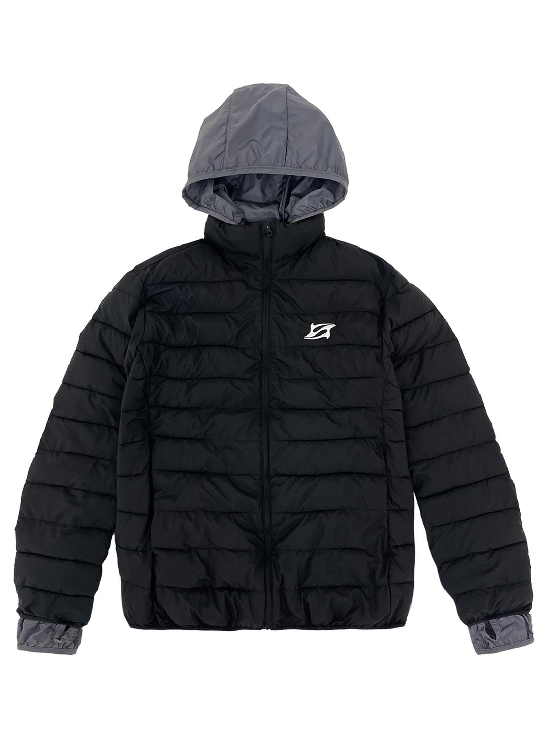 Symbol Logo Puffer Jacket Black