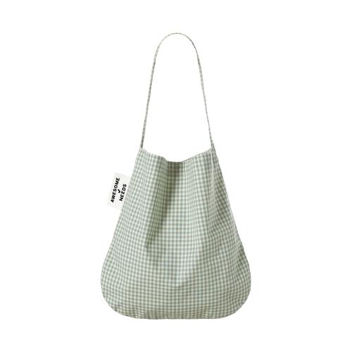 SECOND ECO BAG_CHECK MINT (11차리오더)