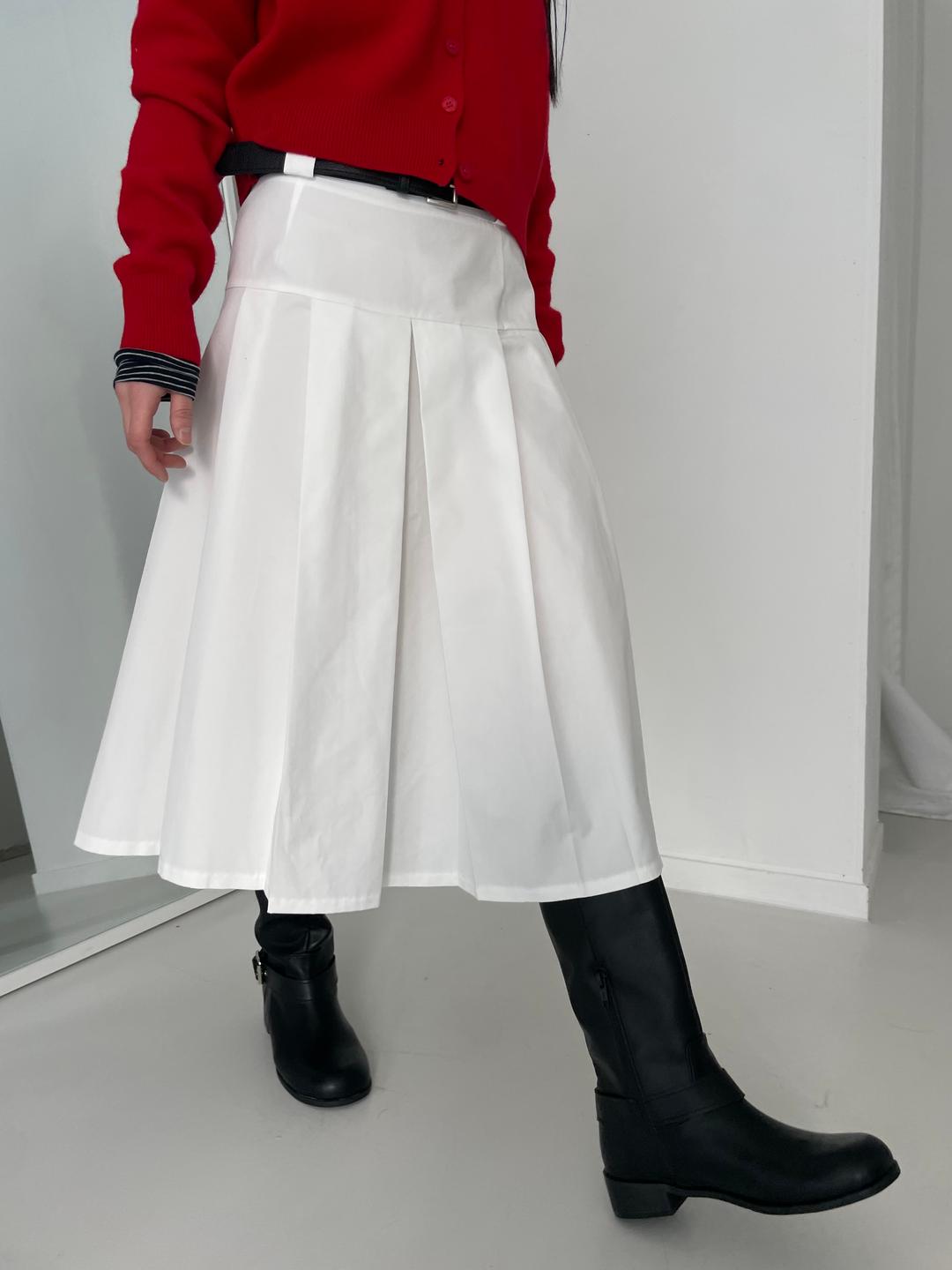 COVER PLEATS SKIRT