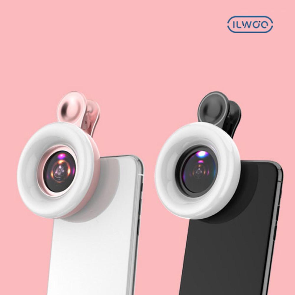 일우 스마트폰 접사렌즈 LED 라이팅 IW-TA