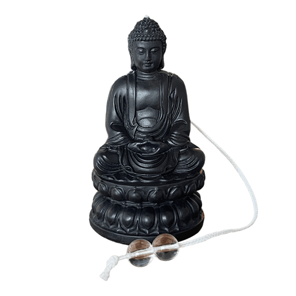 (HYOBAEK) Buddha Candle Black